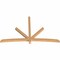 Ekena Millwork Alberta Smooth Timber Gable Bracket, Western Red Cedar, 96"W x 60"H x 3 1/2"D x 3 1/2"F, 15/12 Pitch GBW096X60X0404ALB00SWR - alternate 3